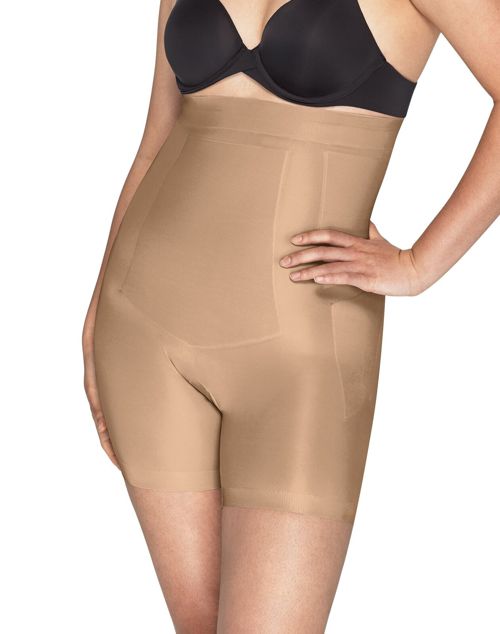 Maidenform Women's High Waist Girlshort SmartComfort Panels Cool Shapewear S-2XL