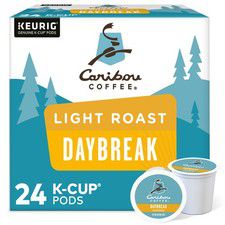 Caribou Coffee Daybreak Morning Blend, K-Cups, Light Roast, 24 Count