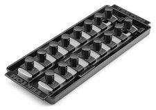 Tekton 16 Slot Universal Socket Organizer For 1/2 Inch Drive Sockets And Bit