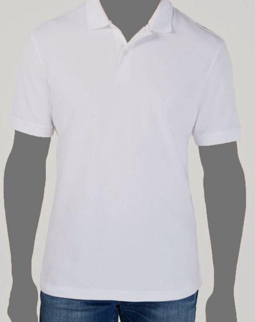 $41 Club Room Men's White Performance Stretch Short-Sleeve Polo Shirt Size XL