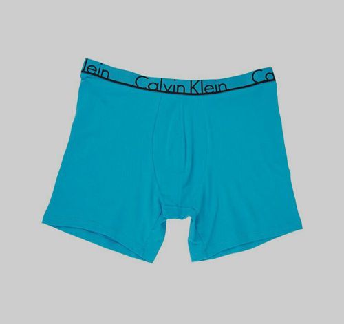 $45 Calvin Klein Mens Underwear Blue CK Nu8640 Cotton Stretch Boxer Brief Size S
