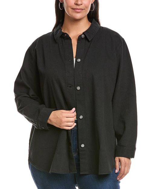 Eileen Fisher Plus Classic Collar Jacket Women's