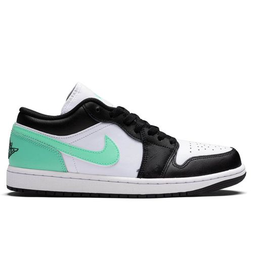 Nike Air Jordan 1 Low Green Glow 553558-131 Men's Size New