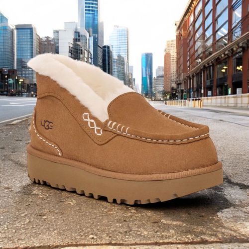[1158250-CHE] WOMENS UGG ANSLEY PARC 'CHESTNUT'