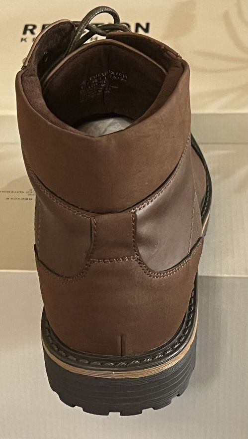 Men Reaction Kenneth Cole Bello Hiker Boots Dark Brown 1028BN 202