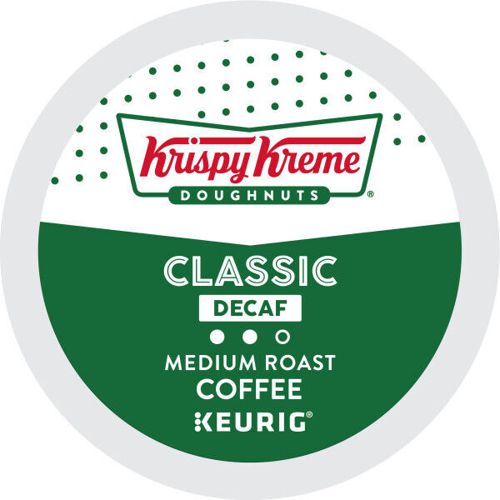 Krispy Kreme Classic Decaf Coffee, Keurig K-Cup Pod, Medium Roast, 72 Count
