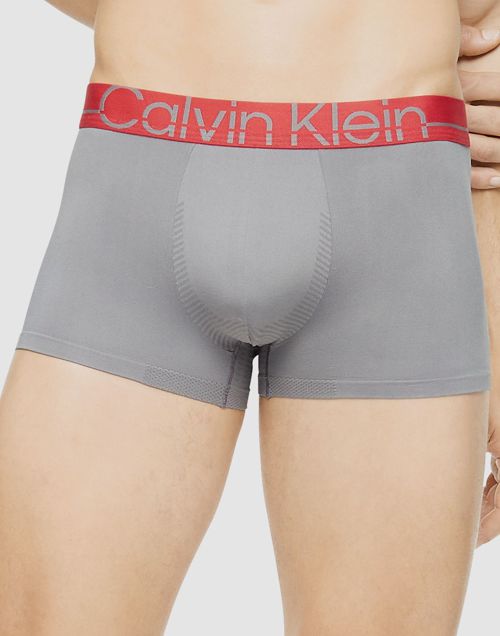 $30 Calvin Klein Underwear Men's Gray Micro Pro Nb3031 Stretch Trunk Size XL