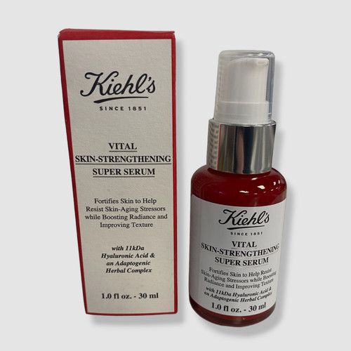 $60 Kiehl's Since 1851 Vital Skin-Strengthening Hyaluronic Acid Super Serum 1oz.