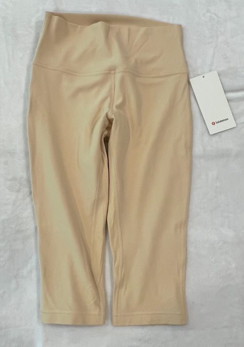 Lululemon ALIGN HR CROP 17” PROSECCO  SZ 8 NWT