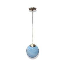 $210 Elk Lighting Blue Planetario Glass Globe 1-Light Mini Pendant Light