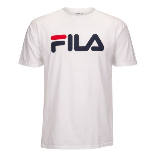 Men's Tee Fila Crew Neck Short Stretch Poly Cotton Performance T-Shirt New