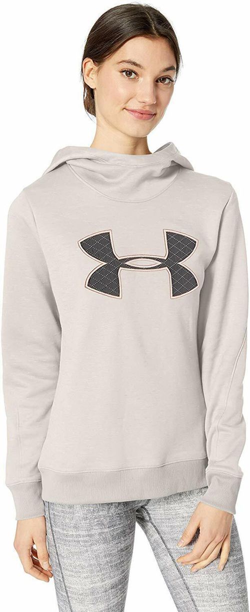 Under Armour Women's Synthetic Fleece Pullover, Ghost Gray Size XL