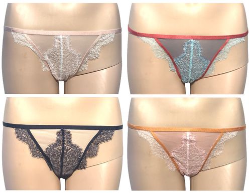 VICTORIAS SECRET ITSY CHANTILLY LACE FLORAL MESH LOW RISE PANTY XS S M L XL NWT