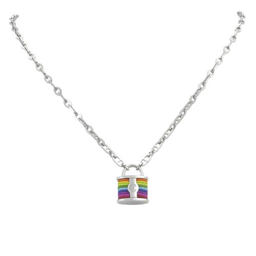 Charriol Attachment Rainbow Lock Steek Necklace