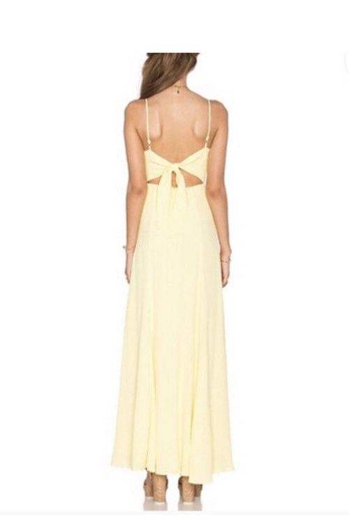 Privacy Please Levant Dress Yellow Size Medium