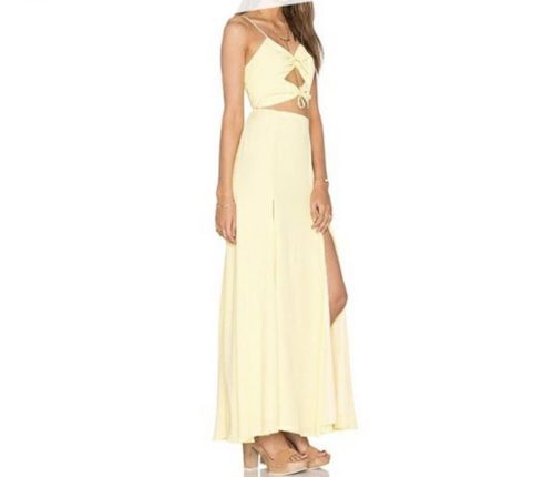 Privacy Please Levant Dress Yellow Size Medium
