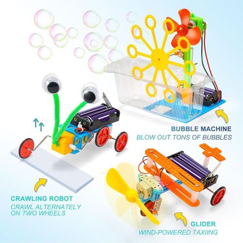 STEM Kits Robotics for Kids Ages 8-12, Crafts Kids Science Robot Building Kit 5-
