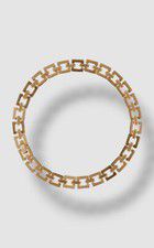 $1030 IVI Women's 18k Gold-Plated Aurelia Italy Sterling Silver Chain Bracelet