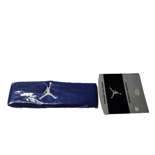 Vintage Air Jordan Jumpman Blue Basketball Stretch Unisex Headband One Size NEW