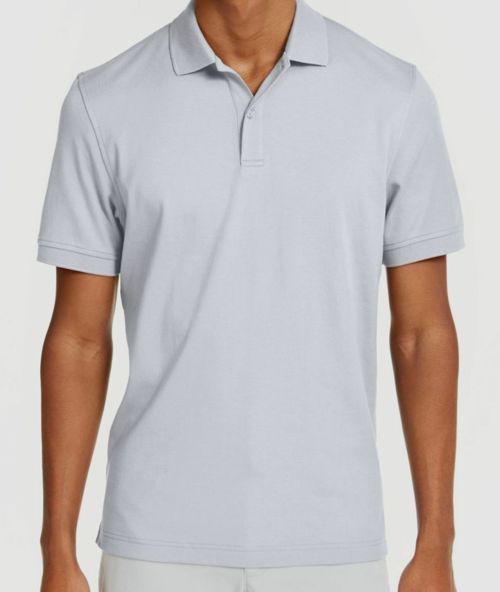 $95 Club Room Men's White Classic Fit Short Sleeve Soft Cotton Polo Shirt Size L