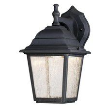 Westinghouse One-Light Lantern Integrated Led Outdoor Wall Black