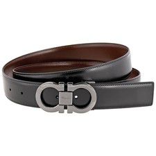 Ferragamo Reversible and Adjustable Gancini Belt