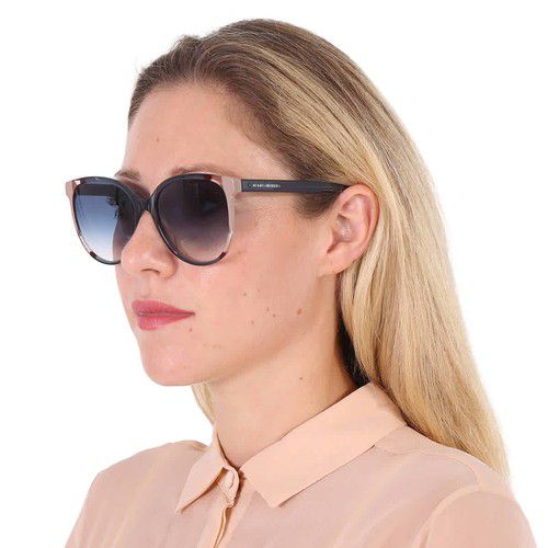 Carolina Herrera Blue Shaded Cat Eye Ladies Sunglasses CH 0063/S 0HBJ/08 58