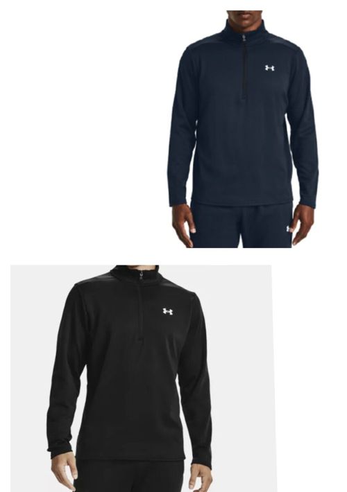 Men UA Under Armour 1/2 Zip Cold Gear Pullover Sweatshirt 1359855