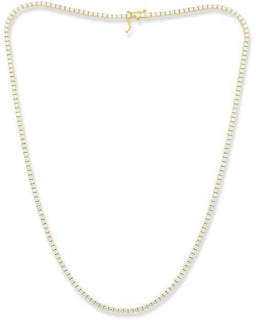 Diana M. Fine Jewelry 14K 2.25 Ct. Tw. Diamond Tennis Necklace Women's