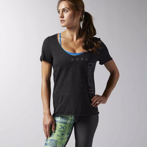 [AJ1796] Womens Reebok Crossfit Short Sleeve T-Shirt - Forging Elite Fitness