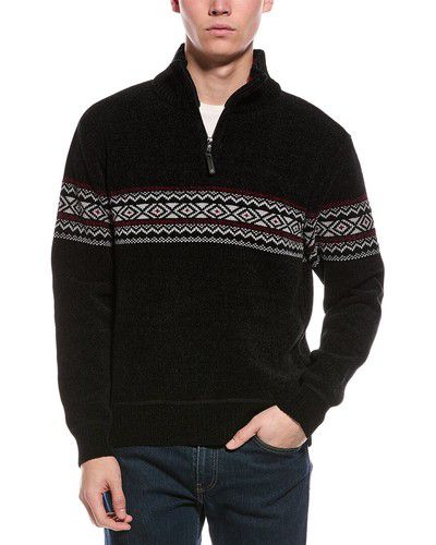 Point Zero Semi Fit 1/4-Zip Mock Neck Sweater Men's