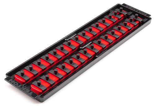 Tekton 30 Slot Universal Socket Organizer For 1/4 Inch Drive Sockets And Bit
