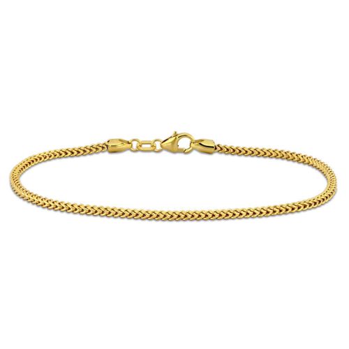 AMOUR 1.85mm Franco Link Bracelet In 10K Yellow Gold, 7.25 In