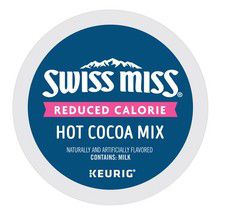 Swiss Miss, Reduced Calorie Hot Cocoa, Keurig K-Cup Pod, 44ct (2Boxes of 22Pods)