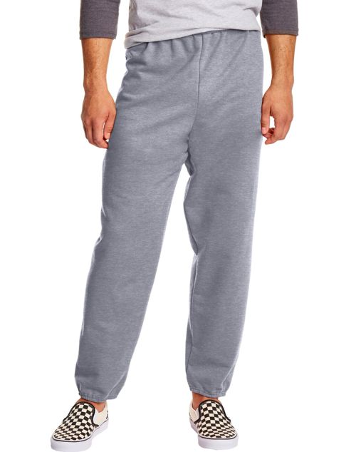 Hanes Men Sweat Pants ComfortBlend EcoSmart Gym Sport Workout Fleece Elasticized