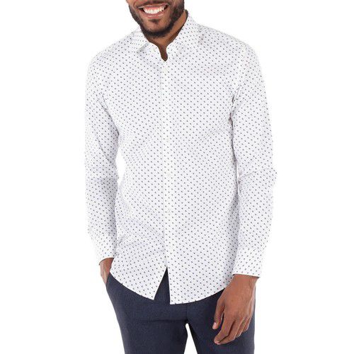 Hugo Boss Printed Cotton Poplin Slim-Fit Shirt