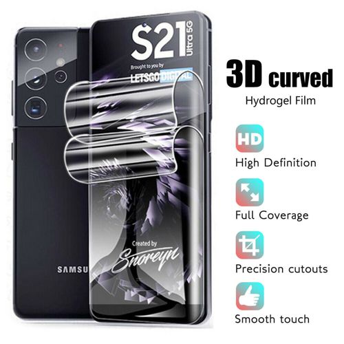 Full Cover Screen Protector Hydrogel Film For Samsung Galaxy S21/S21+/S22 Ultra