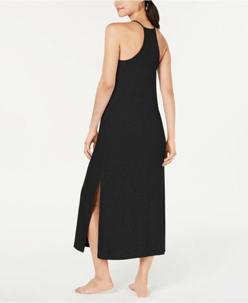 Alfani Ribbed Pullover Nightgown,Black Size XS MSRP $42