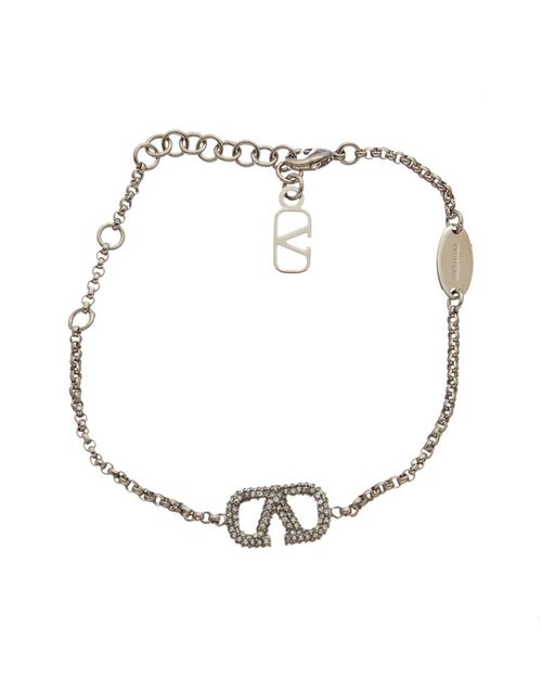 Valentino Vlogo Signature Bracelet Women's Grey