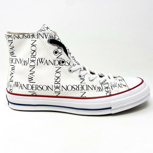 Converse Chuck 70 Hi Grid JW Anderson White Black 160808C Womens Size 7.5