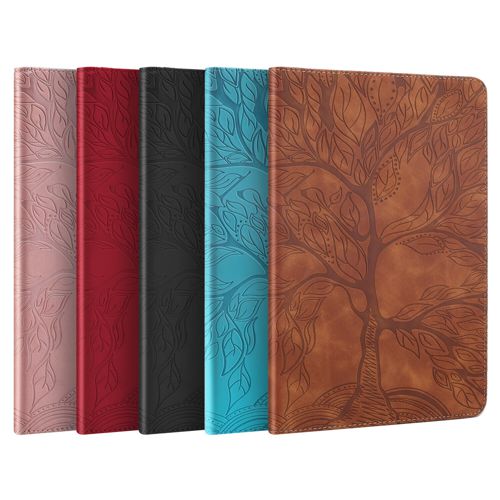 For Samsung Tab A9+/A9/S8/S7/A8/A7 Embossed Wallet Card Holder Stand Case Cover