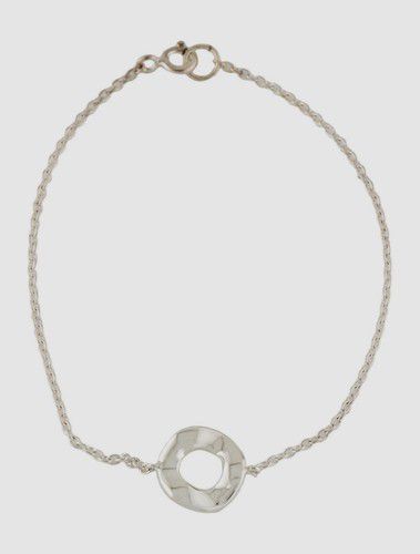 Ippolita Women's Sterling Silver Wavy Disk Chain Fashion Bracelet