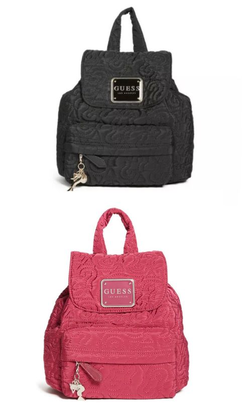 Guess Reagan Logo Quilted Backpack