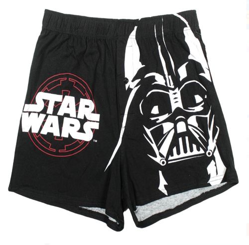 $42 Star Wars Underwear Men Black White Darth Vader Cotton Boxer Shorts Size S