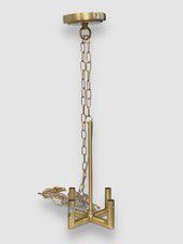 $399 Neiman Marcus Gold Easton Lantern 4-Light Chain Light Pendant