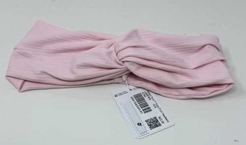 Lululemon Nulu Ribbed Twist Front Headband One Size STMI Pink