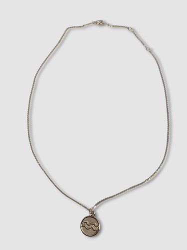 $360 Monica Rich Kosann Women's 925 Sterling Silver Aquarius Pendant Necklace