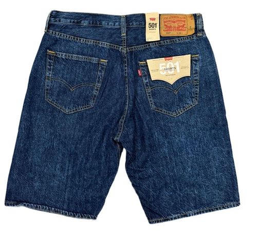 Levi's 501 Men's Classic Cotton Original Fit Stonewash Denim Shorts 365120071