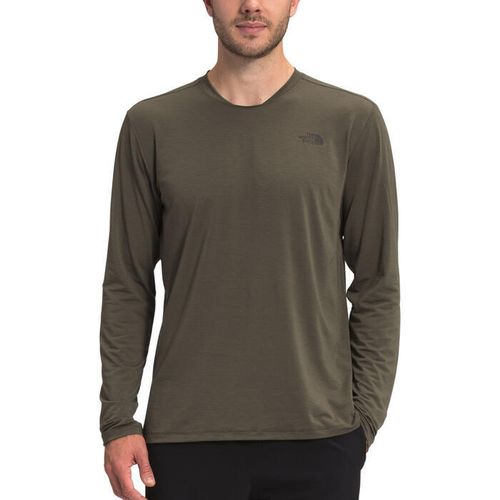 New North Face Men's Muscle Tee Wander Long Sleeve Close Relaxed Fit Tee Shirt