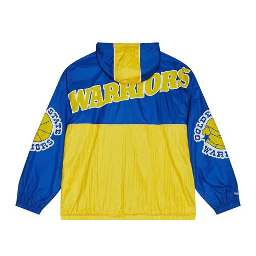 MENS MITCHELL & NESS TEAM OG 2.0 ANORAK WINDBREAKER WARRIORS